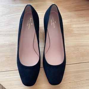Kate spade NIB dressy heels pumps glitter black 11